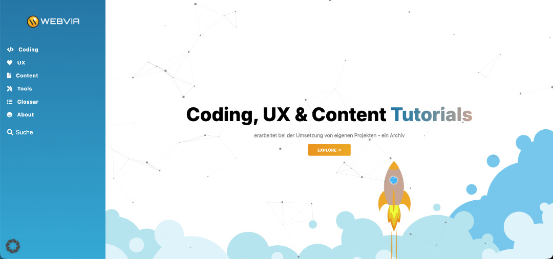 Webvia Showcase Screenshot-Grafik